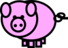 Pink Pig Clip Art