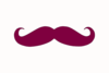 Moustache Purple Brand Clip Art