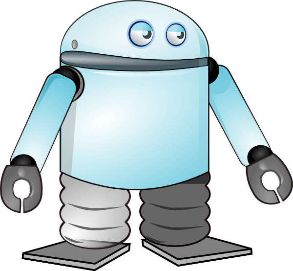 animated robot clipart - photo #4
