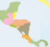 Central America And The Caribbean Political Map Clip Art