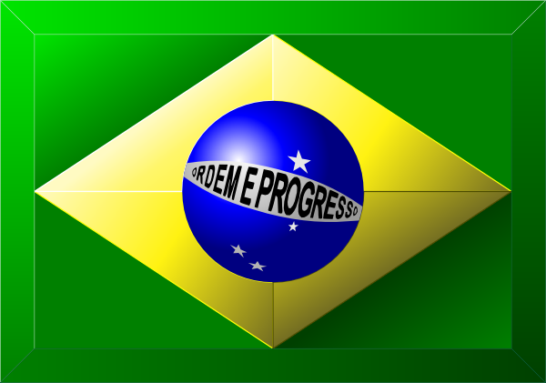 clip art flag of brazil - photo #48