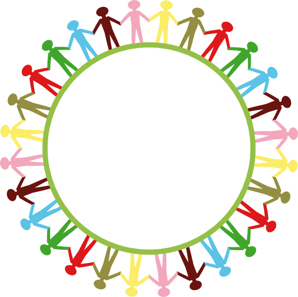 People Around Circle Holding Hands Clip Art At Clker Com Vector Clip Art Online Royalty Free Public Domain