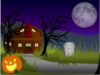 Halloween Haunted House Clip Art
