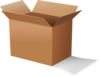 Open Cardboard Box Clip Art