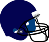 Blue Football Helmet Clip Art
