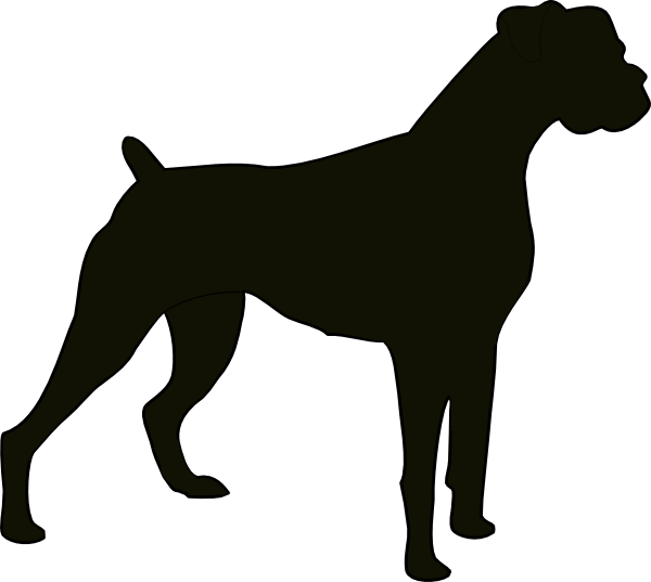 clipart dog silhouette - photo #41