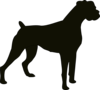 Boxer Silhouette Clip Art