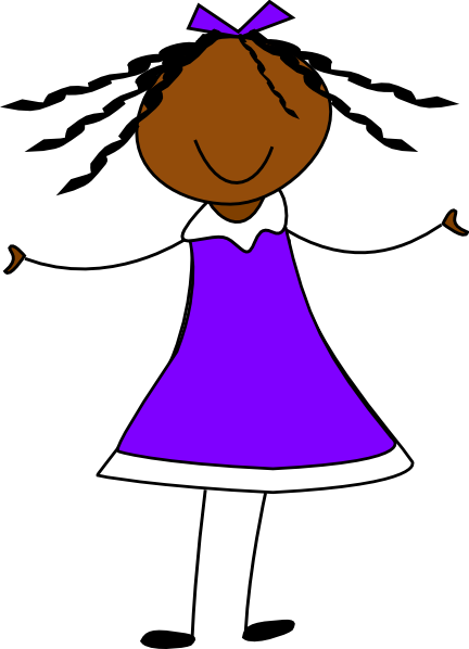 Girl Purple Dress Clip Art Clker Vector Girl Purple Dress Clip Art Clker Vector