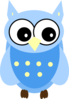 Blue Owl Clip Art