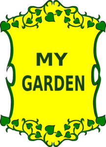 Garden Sign Clip Art