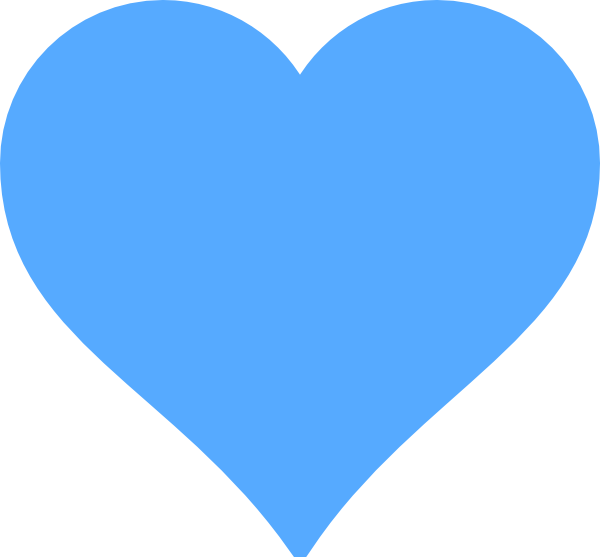 blue heart clip art free - photo #2