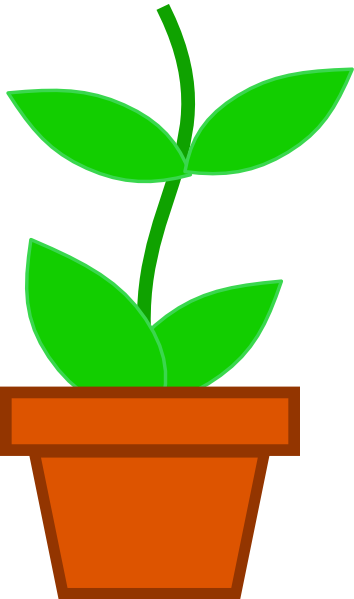 clipart flower in pot - photo #36