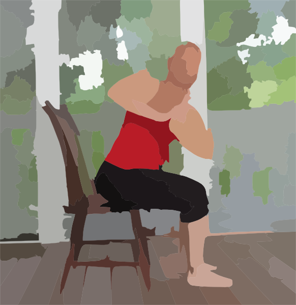 chair yoga clipart - photo #2