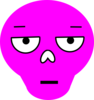 Bored Magenta Clip Art