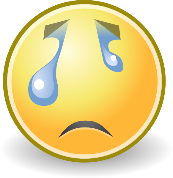 Face Crying clip art