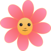 Cute Flower Face Clip Art