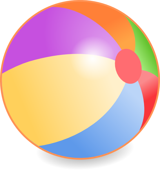 free clip art of beach ball - photo #9