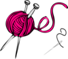 Pink Yarn Clip Art