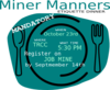 Miner Manners Clip Art