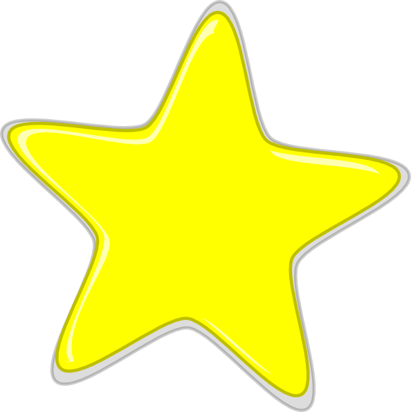 free clip art yellow star - photo #23