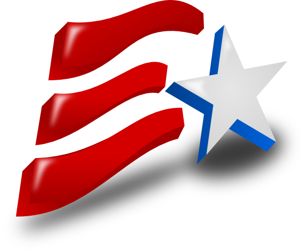 independence day clip art. Independence Day Flag