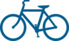Bike Blue Clip Art