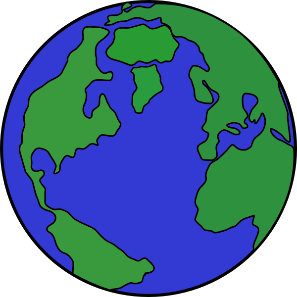 clip art of the earth globe - photo #46