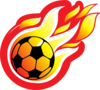 Soccer Fireball Clip Art