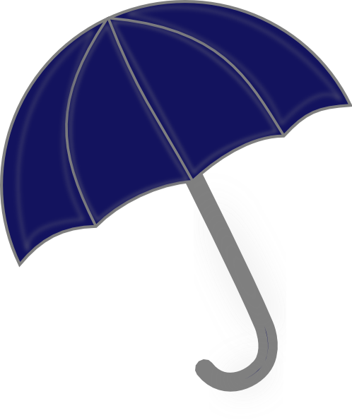 Blue Umbrella Clip Art at Clker.com - vector clip art online, royalty