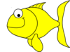 Yellow Fish Clip Art