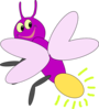 Purple Firelfy 3 Clip Art