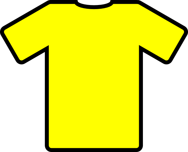 yellow shirt clip art - photo #3