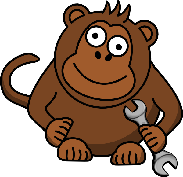 monkey wrench clipart - photo #2