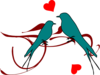 Lovebirds2 Clip Art