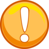 Orange Caution Icon -min Clip Art