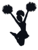 Cheer Poms Clip Art