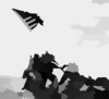Flag Raising On Iwo Jima Clip Art