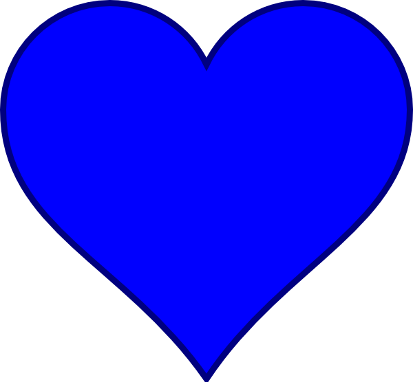 blue heart clip art free - photo #33