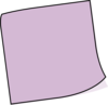 Purple Stiky Clip Art