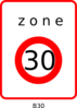 Zone Sign France Clip Art