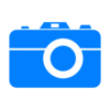 Blue Camera Icon Clip Art