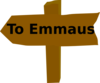 To Emmaus Clip Art
