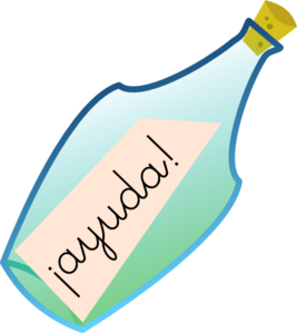 Message In A Bottle Clip Art