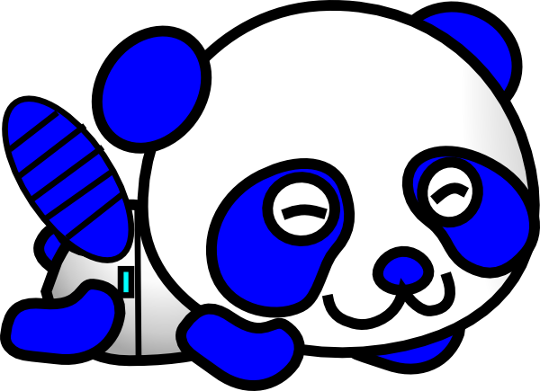 clipart panda phone - photo #48