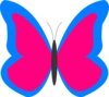 Bright Butterfly Clip Art