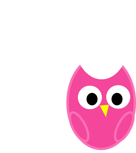 pink owl clip art free - photo #20