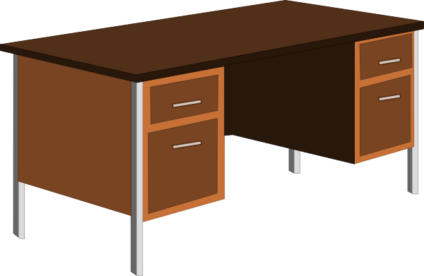 free clipart teacher desk - photo #29