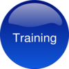 Blue Button Training Clip Art