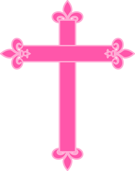 free pink cross clip art - photo #24