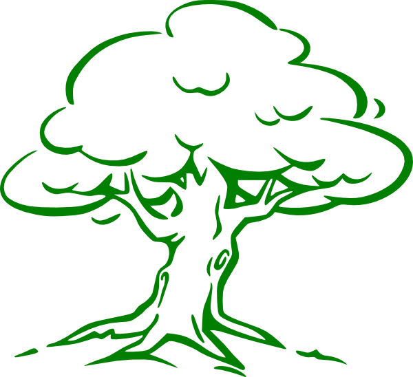 free clip art green tree - photo #38